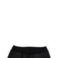 Dolce & Gabbana Black Polyester Men Jogger Sweatpants Pants