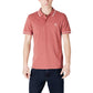 Calvin Klein Jeans Red Cotton Polo Shirt