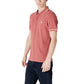 Calvin Klein Jeans Red Cotton Polo Shirt