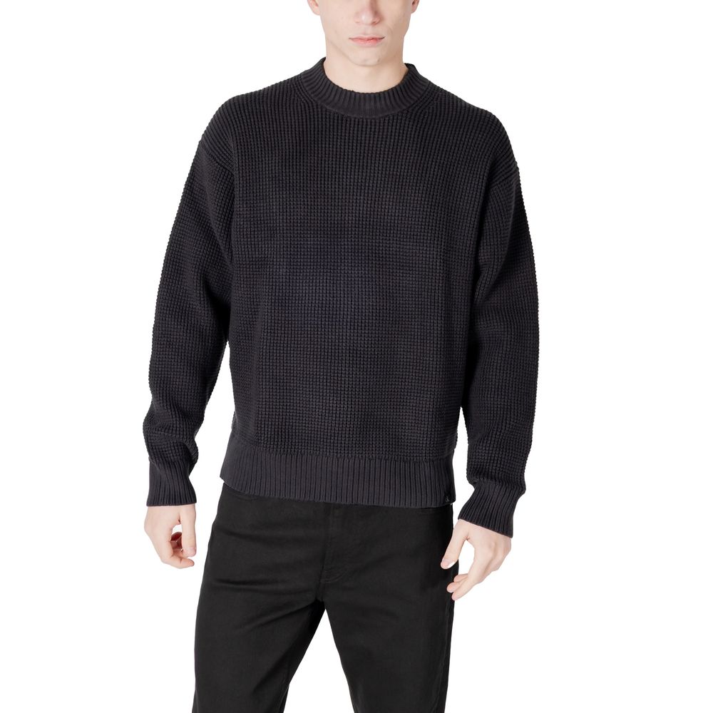 Calvin Klein Jeans Black Cotton Cotton Sweater