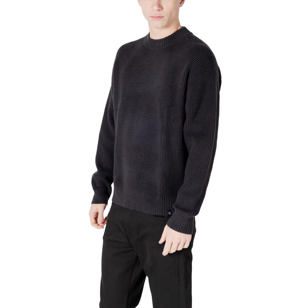 Calvin Klein Jeans Black Cotton Cotton Sweater