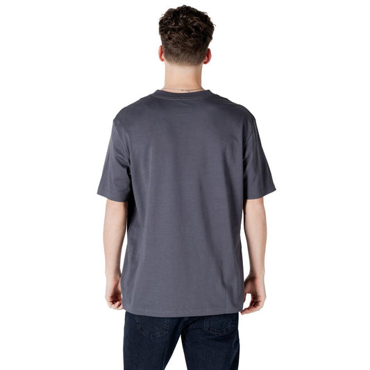 Calvin Klein Jeans Gray Cotton Rigenerato T-Shirt