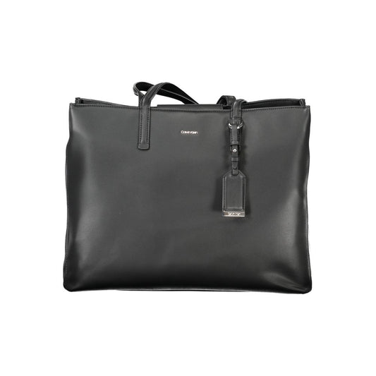 Calvin Klein Black Polyester Women Handbag