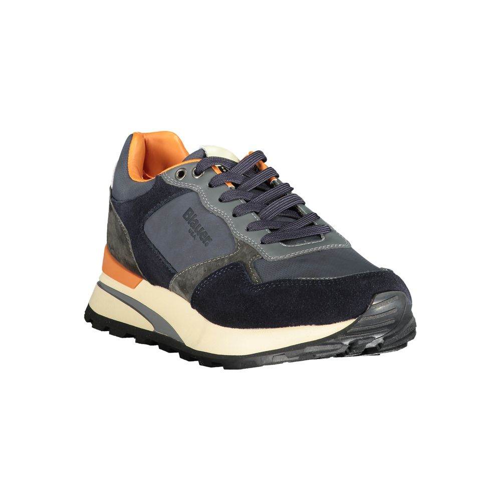 Blauer Blue Polyethylene Men Sneaker