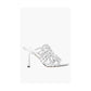 Bottega Veneta Silver Leather Women Sandal