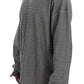 Dolce & Gabbana Elegant Gray Silk Crewneck Pullover Sweater