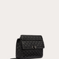 Valentino Garavani Black Nappa Leather Medium Rockstudt Spike Bag