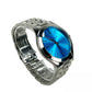 Michael Kors Slim Runway Stainless Steel Watch Blue Silver MK3292