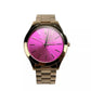 Michael Kors Slim Runway Stainless Steel Watch MK3291 Pink Silver