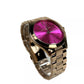 Michael Kors Slim Runway Stainless Steel Watch MK3291 Pink Silver