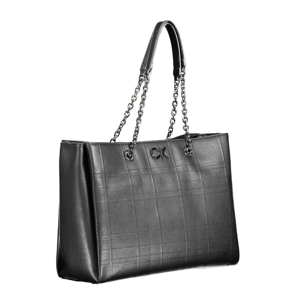 Calvin Klein Black Polyester Women Handbag