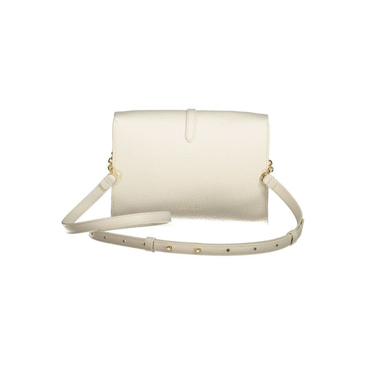 Coccinelle White Leather Handbag