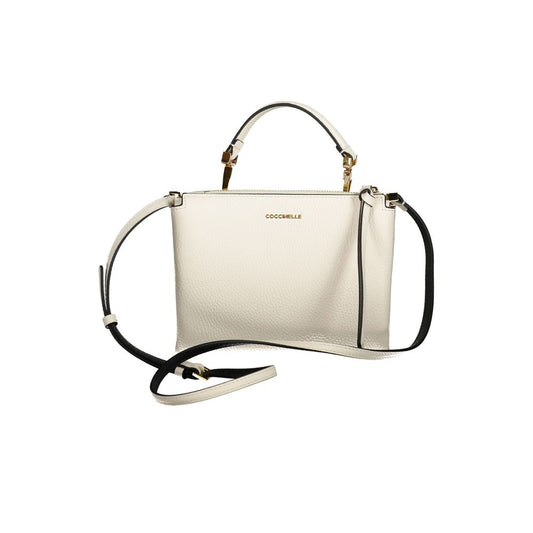 Coccinelle White Leather Handbag