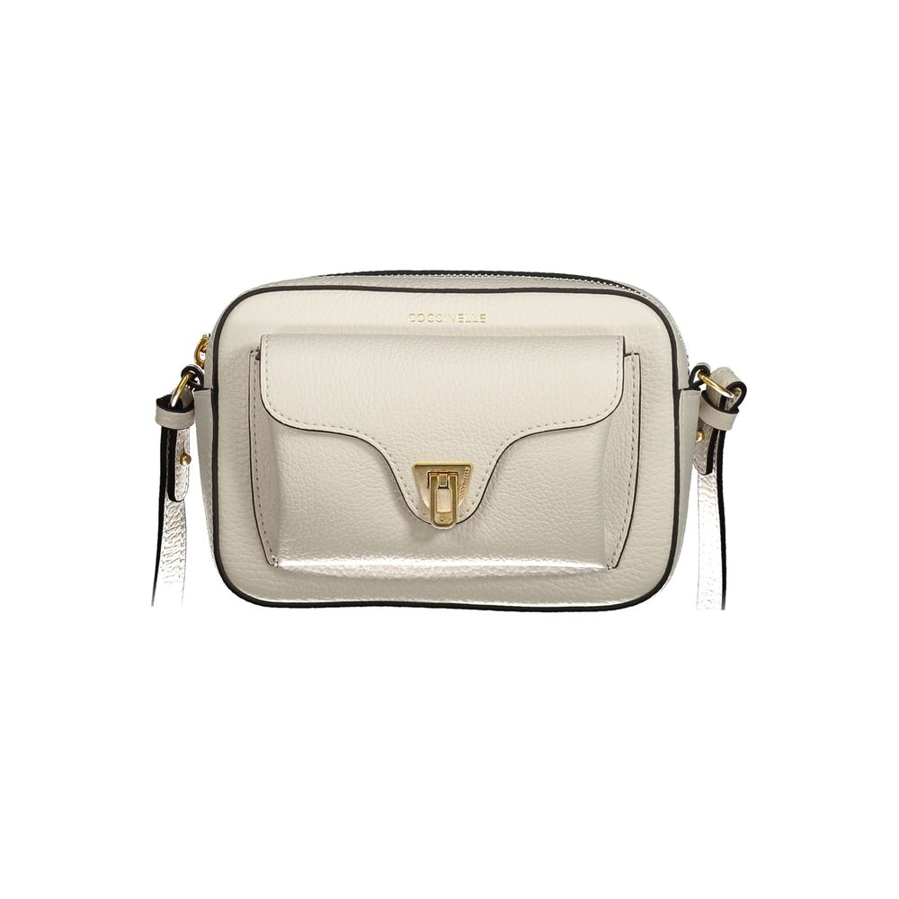 Coccinelle White Leather Handbag