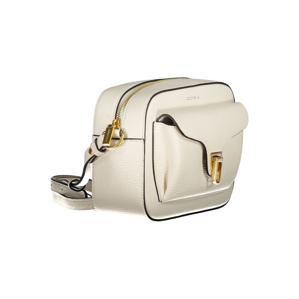 Coccinelle White Leather Handbag