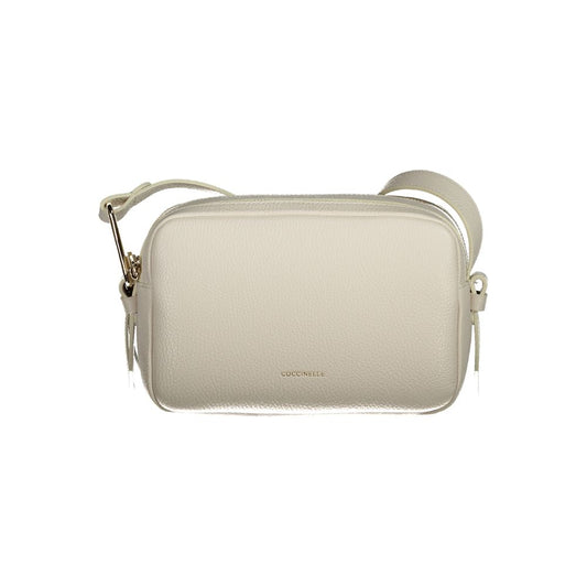 Coccinelle White Leather Handbag