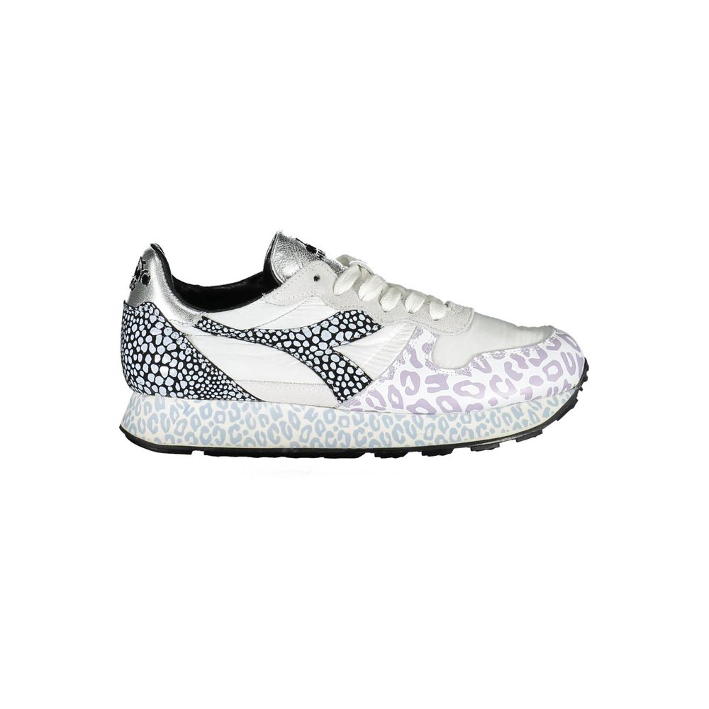 Diadora White Fabric Women Sneaker