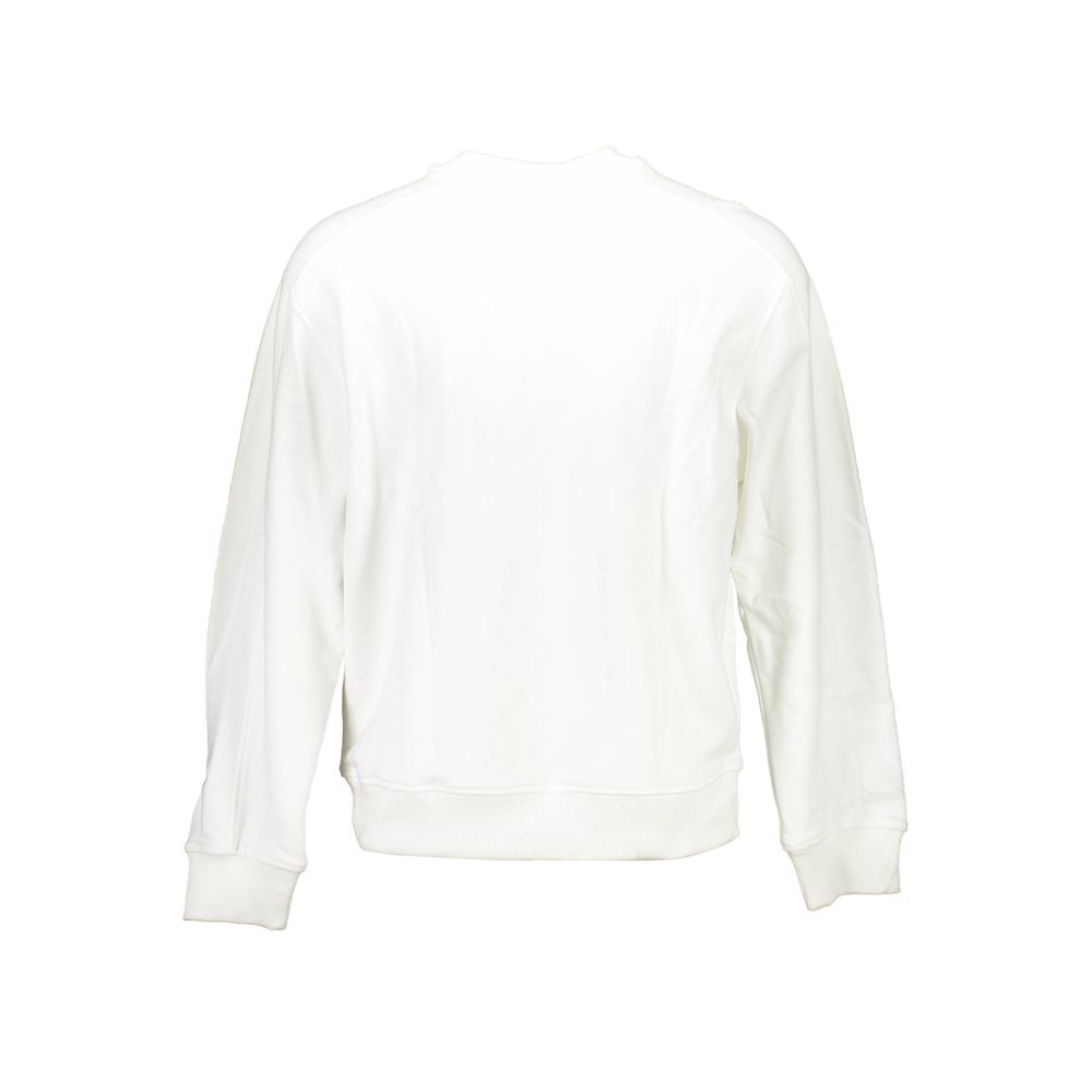 Calvin Klein White Cotton Men Sweater