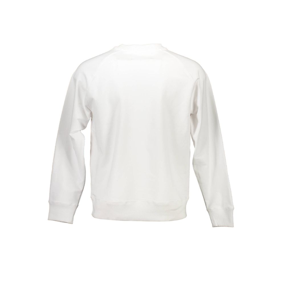 Calvin Klein White Cotton Men Sweater