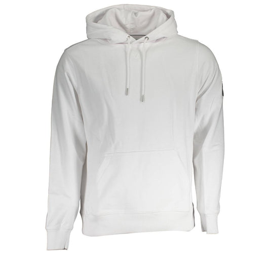 Calvin Klein White Cotton Men Sweatshirt