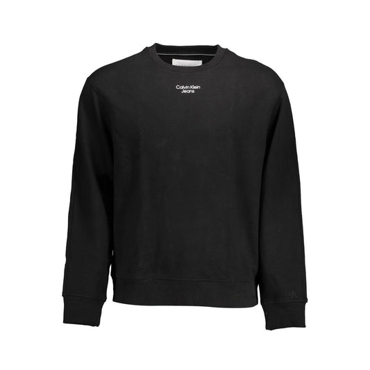 Calvin Klein Black Cotton Men Sweater