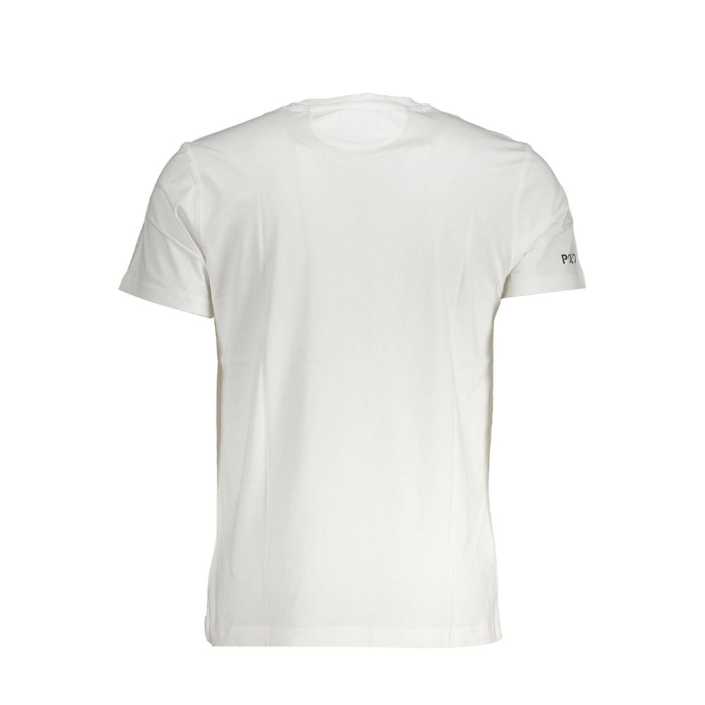 La Martina White Cotton Men T-Shirt