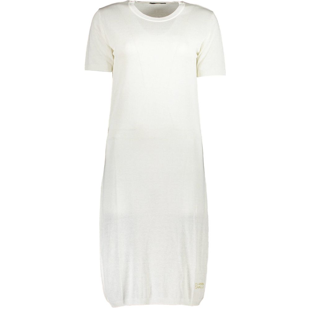 Cavalli Class White Viscose Women Dress