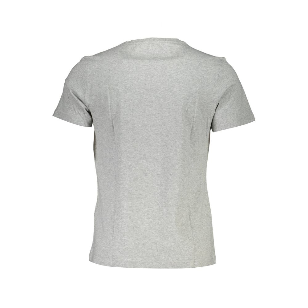 La Martina Gray Cotton Men T-Shirt