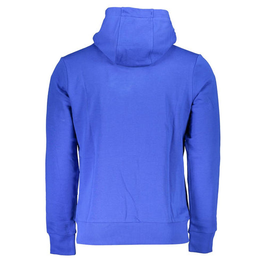 La Martina Blue Cotton Men Sweater