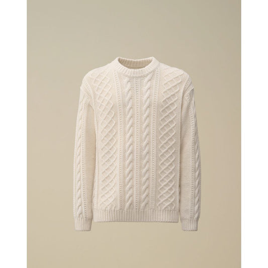 C.P. Company White Wool Sweater