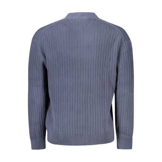 Calvin Klein Blue Cotton Men Sweater