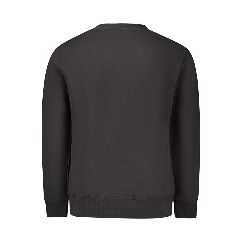 Coveri Moving Black Cotton Men Sweater