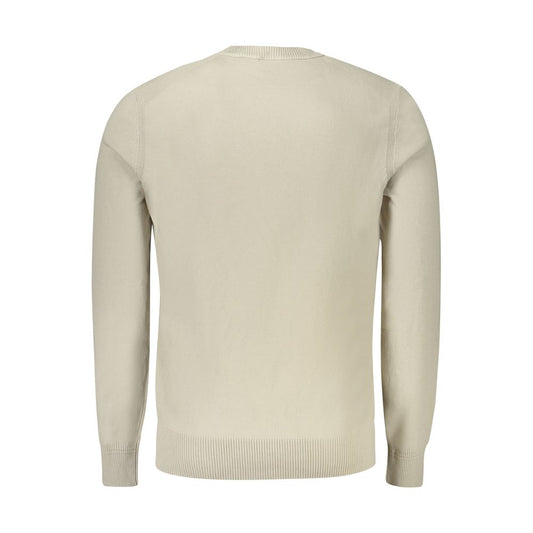 Hugo Boss Beige Cotton Men Sweater