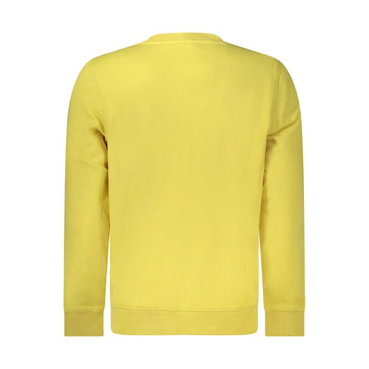 Hugo Boss Yellow Cotton Men Sweater