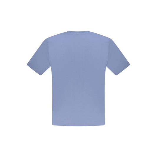 North Sails Blue Cotton Men T-Shirt