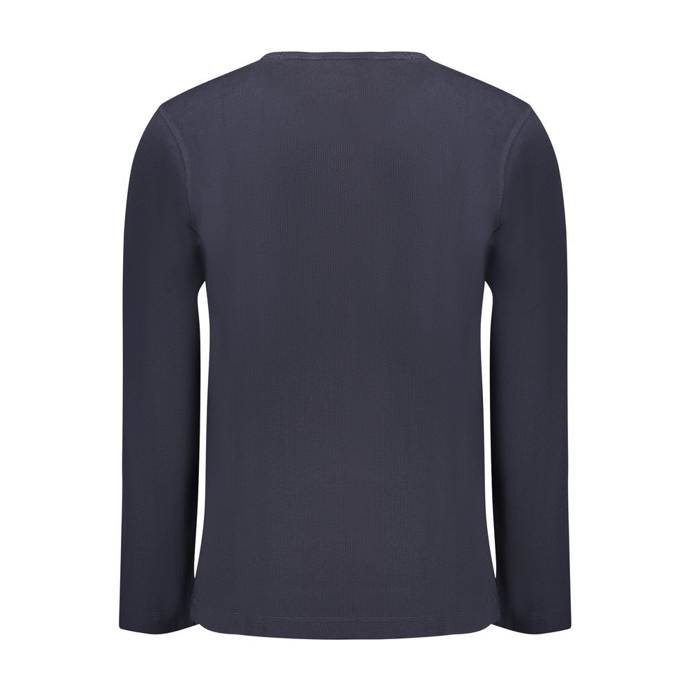 Hugo Boss Blue Cotton Men Sweater