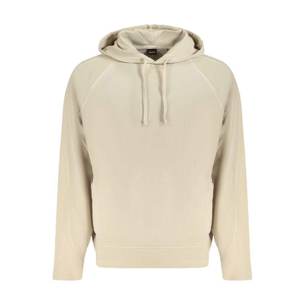 Hugo Boss Beige Cotton Men Sweater