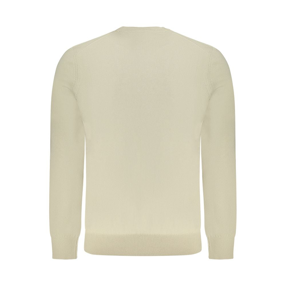 Hugo Boss Beige Cotton Men Sweater