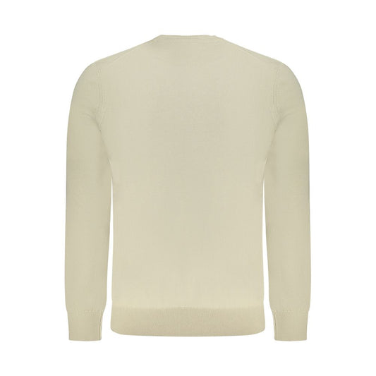 Hugo Boss Beige Cotton Men Sweater