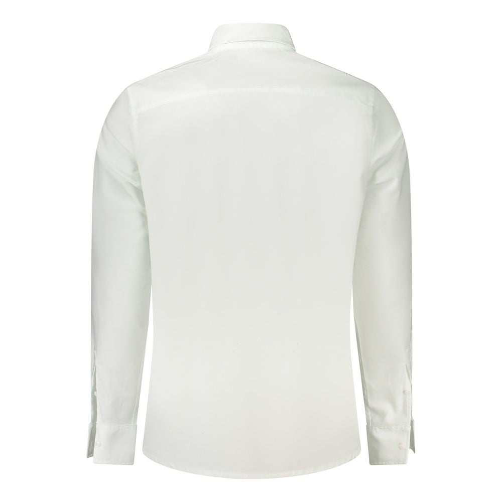 Calvin Klein White Cotton Men Shirt