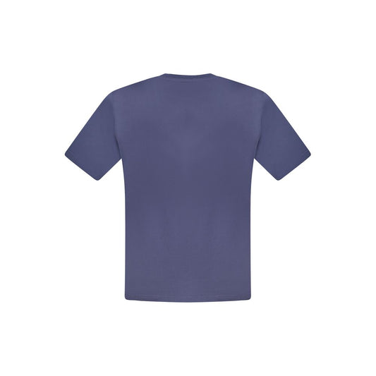 North Sails Blue Cotton Men T-Shirt