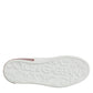 Dolce & Gabbana White Red Leather Portofino Men Sneaker Shoes