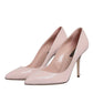 Dolce & Gabbana Pink Patent Leather Stiletto Heel Pumps Shoes