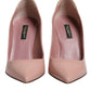 Dolce & Gabbana Pink Patent Leather Stiletto Heel Pumps Shoes