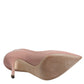 Dolce & Gabbana Pink Patent Leather Stiletto Heel Pumps Shoes