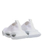 Dolce & Gabbana White Slip On Wave Low Top Sneakers Shoes
