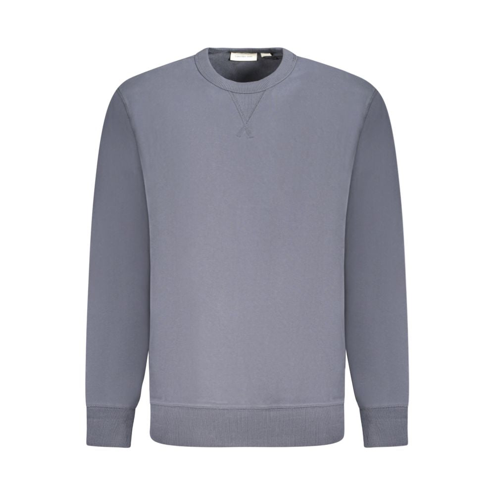 Calvin Klein Blue Cotton Men Sweater