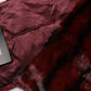 Dolce & Gabbana Black Red Stripe Fur Shawl Neck Wrap Scarf