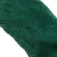Dolce & Gabbana Green Mink Fur Collar Women Neck Wrap Scarf