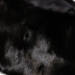 Dolce & Gabbana Black Fur Shawl Neck Wrap Cover Collar Scarf